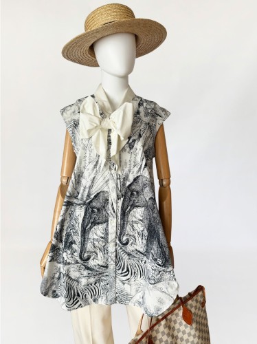 Roberto Cavalli sukienka vintage safari print (3).jpg