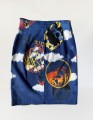 Iceberg spódnica vintage 1990s kosmiczne motywy