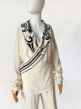 Gianni Versace jedwabna bluzka vintage 1980s