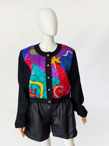 Betty Barclay pudełkowa pikowana kurtka vintage 1980s (6).jpg