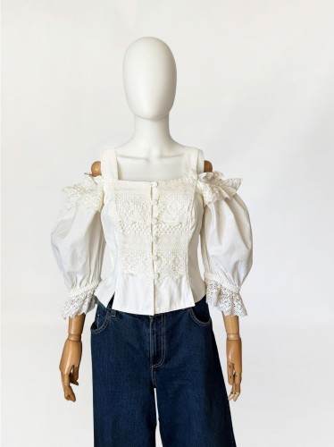 Bawełniana bluzka carmen vintage (3).jpg
