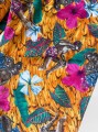 Spodnie vintage w hawajskie wzory 90's