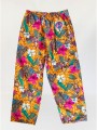 Spodnie vintage w hawajskie wzory 90's