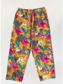 Spodnie vintage w hawajskie wzory 90's