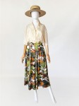 Kuloty vintage w tropikalne wzory