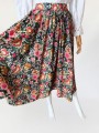 Spódnica vintage we wzory kwiatowe i owocowe (4).jpg