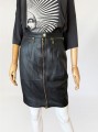 Skórzana spódnica vintage biker