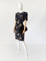 Luisa Spagnoli sukienka vintage w barokowe wzory