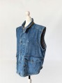 Valentino jeansowa kamizelka vintage 1980s/1990s