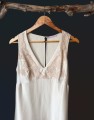 Jedwabna slip dress vintage ombre
