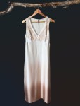 Jedwabna slip dress vintage ombre