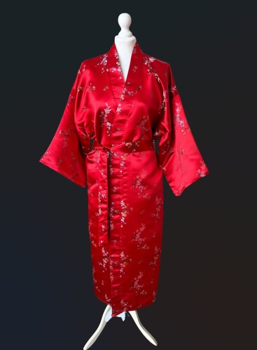 Jedwabne kimono żakardowe wzory