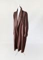 Długi jedwabny szlafrok vintage unisex
