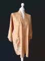 Orientalny jedwabny szlafrok vintage hafty