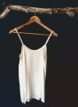Haftowany jedwabny top vintage