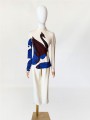 Tory Burch bluzka Art Nouveau Swans Resort 2022