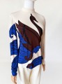 Tory Burch bluzka Art Nouveau Swans Resort 2022