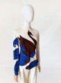Tory Burch bluzka Art Nouveau Swans Resort 2022
