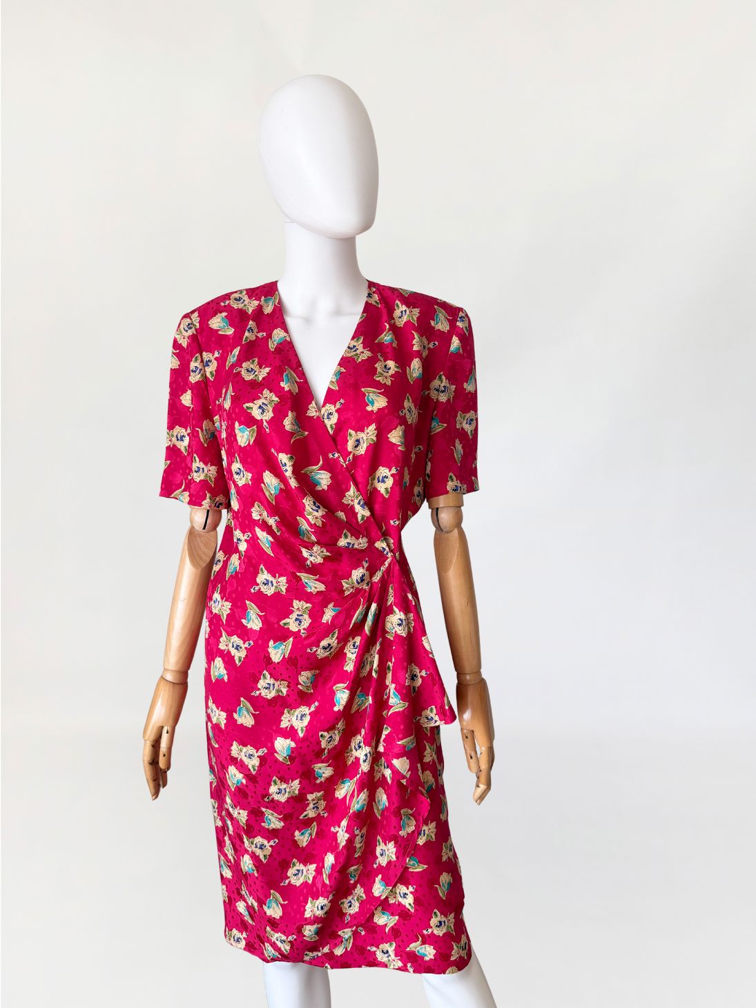 Luisa Spagnoli jedwabna sukienka vintage 1980s
