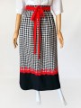 Maxi spódnica w kratę vichy vintage 1970s