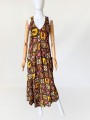 Włoska maxi sukienka vintage boho