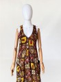 Włoska maxi sukienka vintage boho