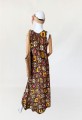 Włoska maxi sukienka vintage boho