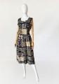 Długa bawełniana sukienka boho vintage