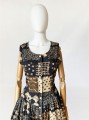 Długa bawełniana sukienka boho vintage