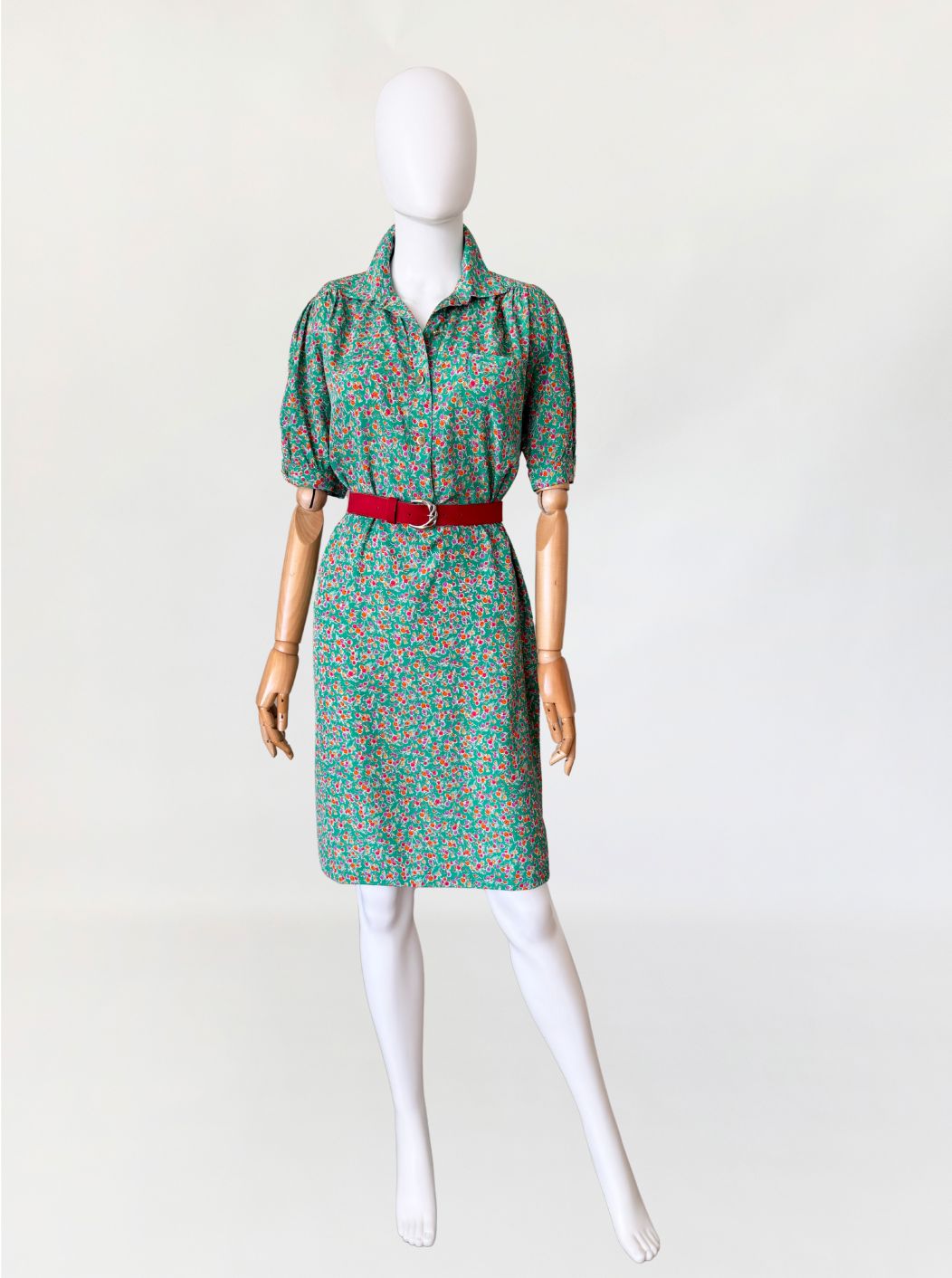 Diana Bentalls jedwabna sukienka vintage floral
