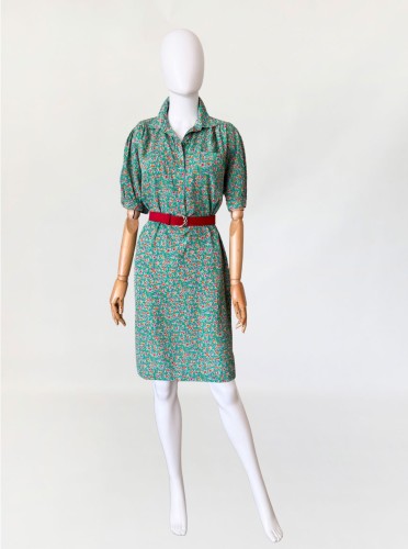 Diana Bentalls jedwabna sukienka vintage floral
