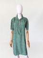 Diana Bentalls jedwabna sukienka vintage floral