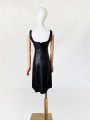 BCBGMAXAZRIA skórzana sukienka vintage