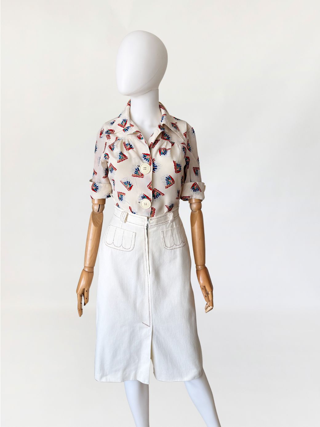Spódnica denimowa vintage 1970s