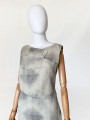 Hugo Boss lniana cieniowana sukienka