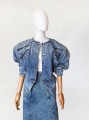 Jeansowa kurtka vintage 1980s