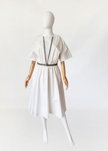 Peggy Lane rozkloszowana bawełniana sukienka vintage