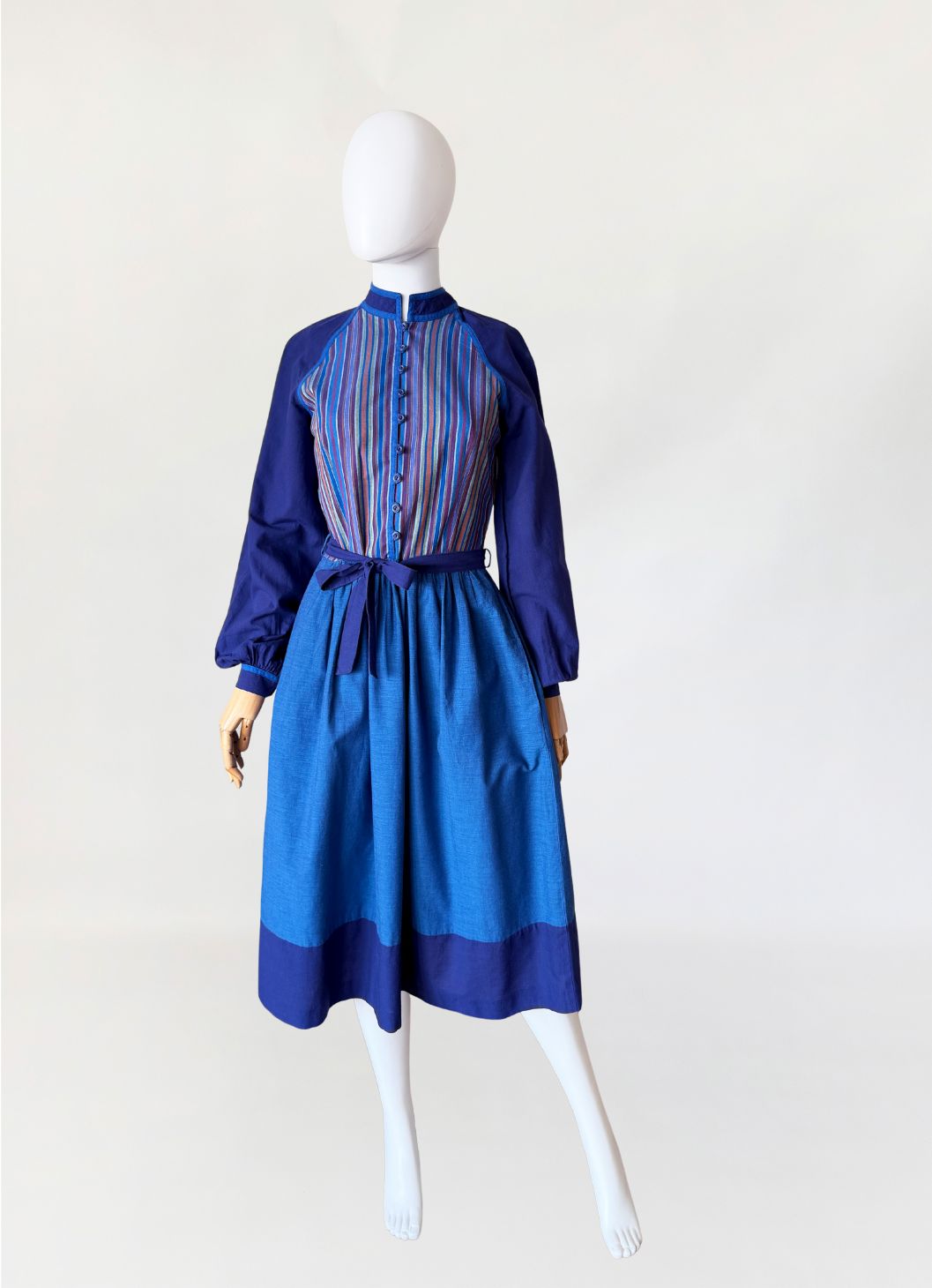 Lucie Linden bawełniana sukienka vintage 