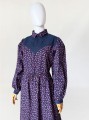 Bawełniana sukienka vintage praire w kwiatowy wzór