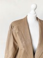 Skórzana kurtka taupe vintage 1980s/1990s .jpg