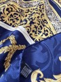 Jedwabna włoska apaszka barokowe wzory