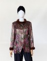 Wieczorowa marynarka brocade vintage 1960s