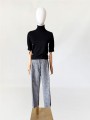 Weekend Max Mara spodnie w drobną pepitkę