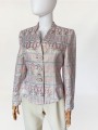 Żakardowa marynarka vintage brocade