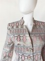 Żakardowa marynarka vintage brocade