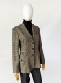 Marella wełniana marynarka vintage w kratę