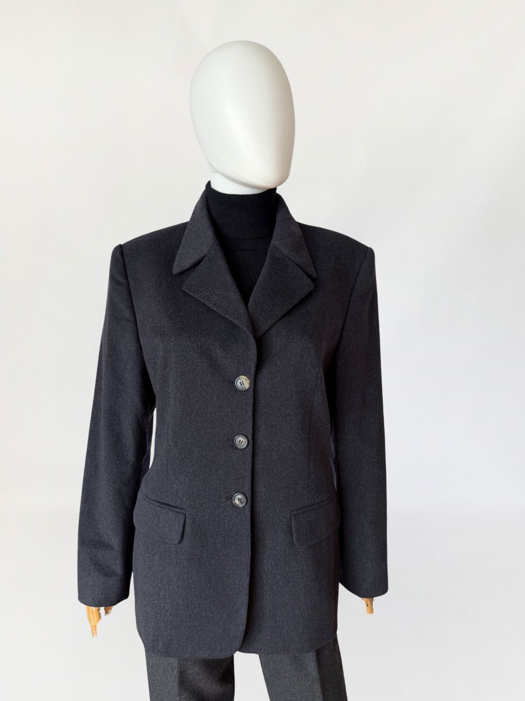 Klasyczna marynarka vintage 100% kaszmir