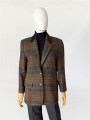 Jobis marynarka w kratę vintage 100% wełna