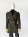 Wełniana kurtka/marynarka vintage w kratę