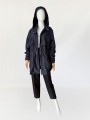 Armani granatowa parka/wiatrówka z kapturem